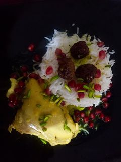 عکسی از دستور مرغ با سس پرتغال