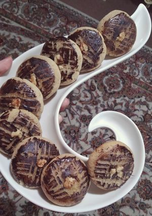 عکسی از دستور کلوچه هل و دارچین بدون فر 😍😁