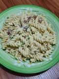 Fusilli Carbonara cabe rawit