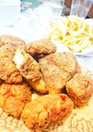 صورة لوصفة دجاج كرسبي