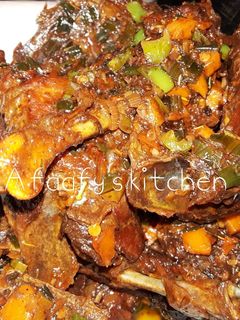 Peppered chicken ainihin hoton girkin