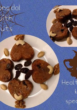 A picture of Healthy Dal & Nuts sweet for kids.