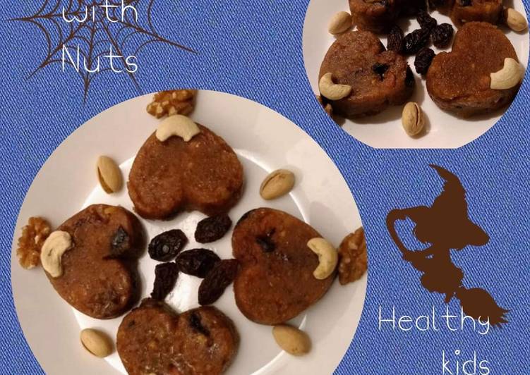 Steps to Prepare Quick Healthy Dal &amp; Nuts sweet for kids