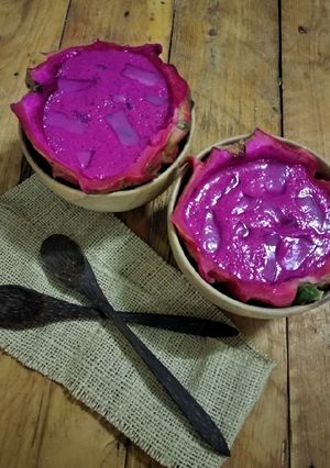 Foto resep Buah Naga Smoothies