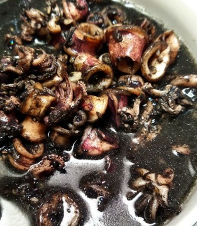 Foto resep Cumi Masak Tinta Hitam