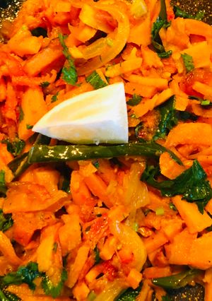 A picture of Sweet potato baji #wonkyautum.