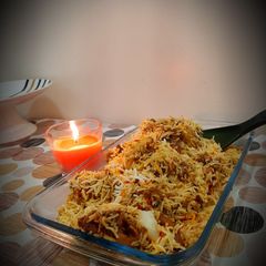 A picture of Beef Biryani.