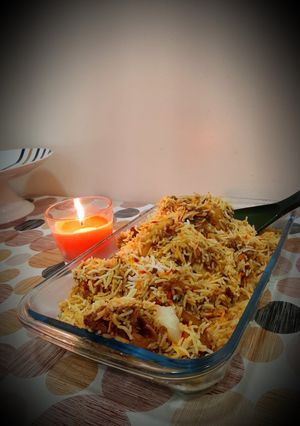 A picture of Beef Biryani.