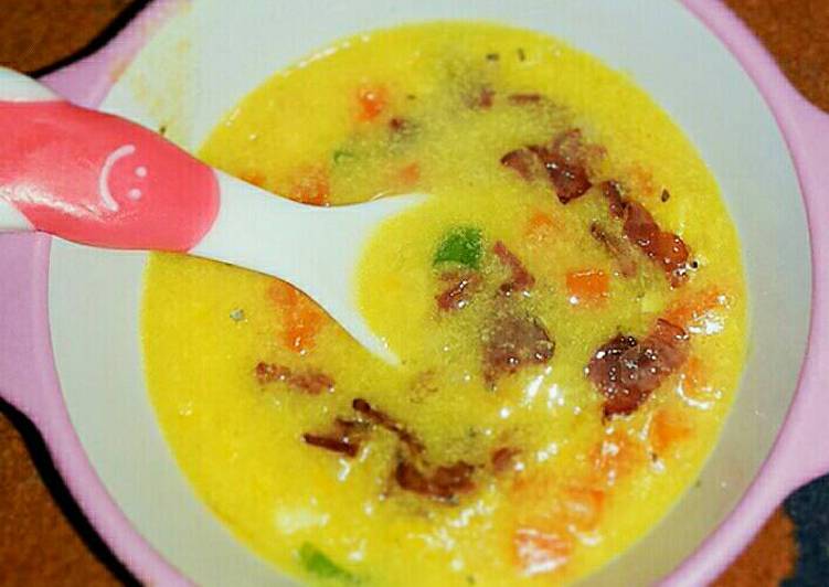 Sup Krim Jagung Daging Asap Menu Anak