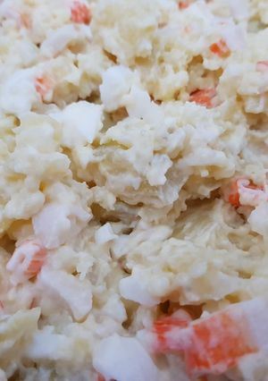 Una foto de Ensaladilla de palitos de cangrejo