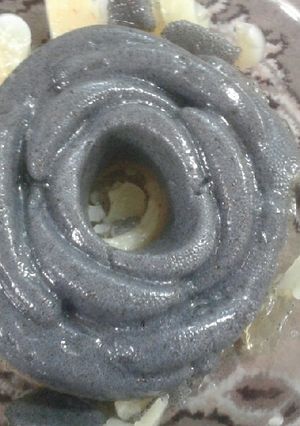 عکسی از دستور ژله تخم شربتی و نشاسته