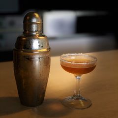 A picture of Sidecar: a French cocktail.