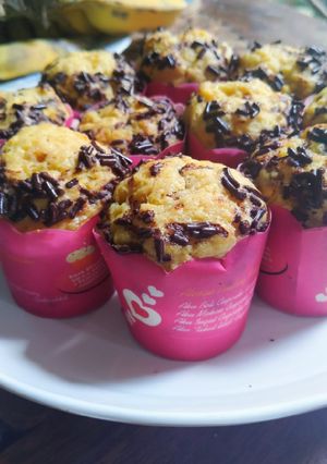 Foto resep Muffin pisang misis oven tangkring. No mixer