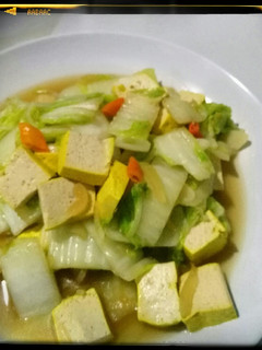 Foto resep Tumis Sawi Putih Tahu