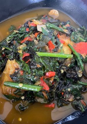 Gambar Pucuk Pakis Tumis Cili & Udang Kering