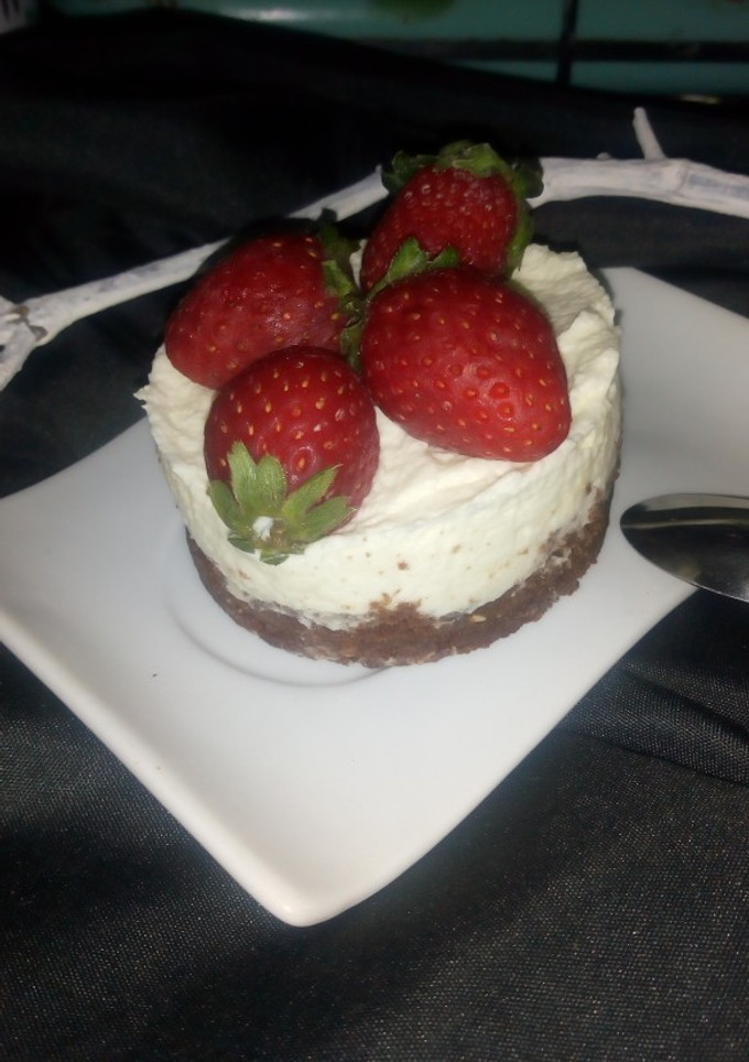 Una foto de Postre individual fácil y rápido