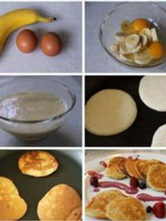 Una foto de Pancakes de banana