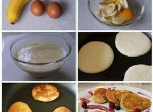Una foto de Pancakes de banana