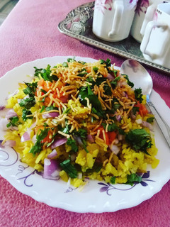A picture of Kanda poha.