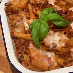 A picture of Bolognaise Pasta Bake.