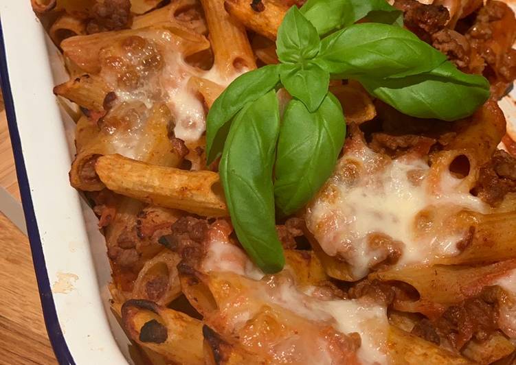 Recipe of Homemade Bolognaise Pasta Bake