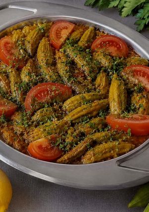 Gombósaláta (bámiasaláta) recept fotója