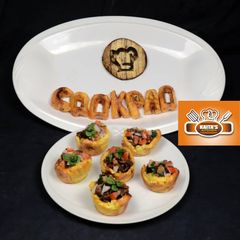 A picture of Stuffed plantain cups.