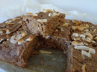 Bolo de Banana, Figos e Curgete (sem açúcares adicionados)