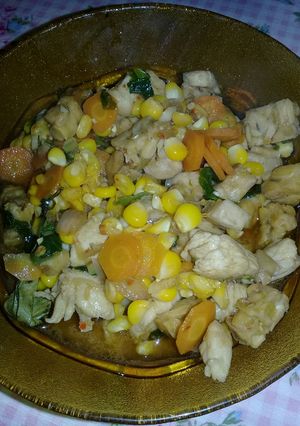 Foto resep Ayam Campur Saus Tiram