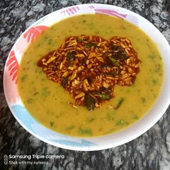A picture of Daal tadka.