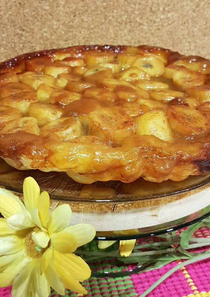 Una foto de Banana tantin en caramelo salado!!