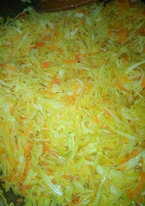 A picture of Steamed cabbage #festiveseasoncontestkakamega #authormarathon.