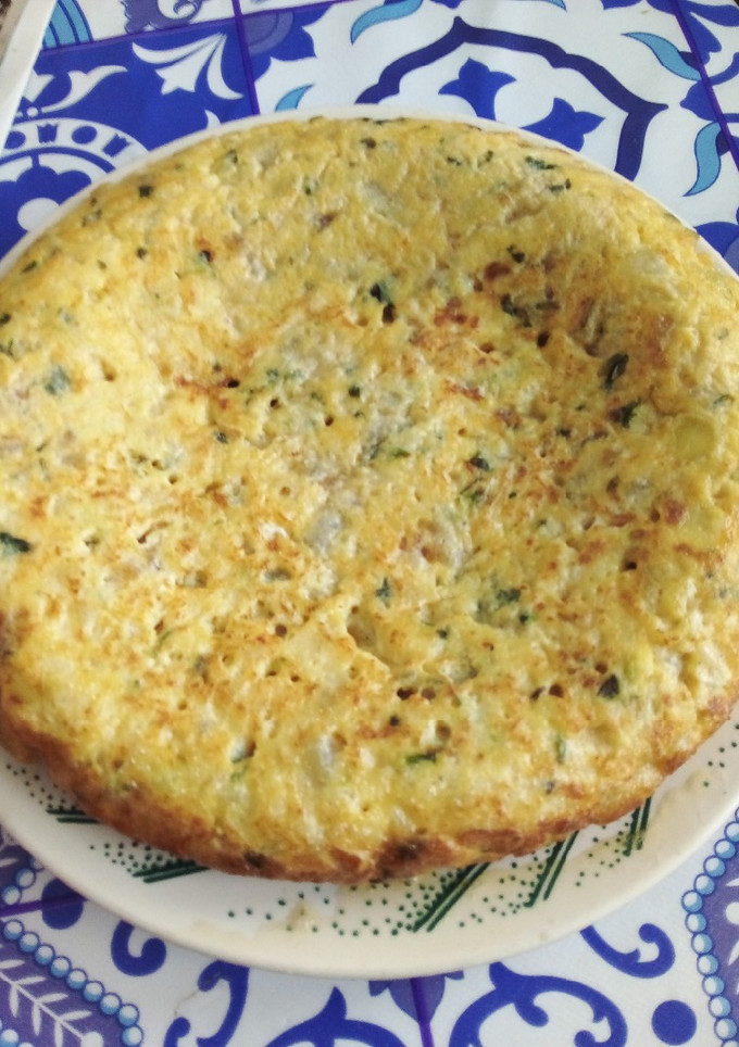 Una foto de Tortilla patata y perejil