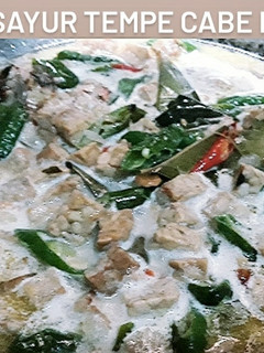 Foto resep Sayur tempe cabe ijo / sayur ndeso