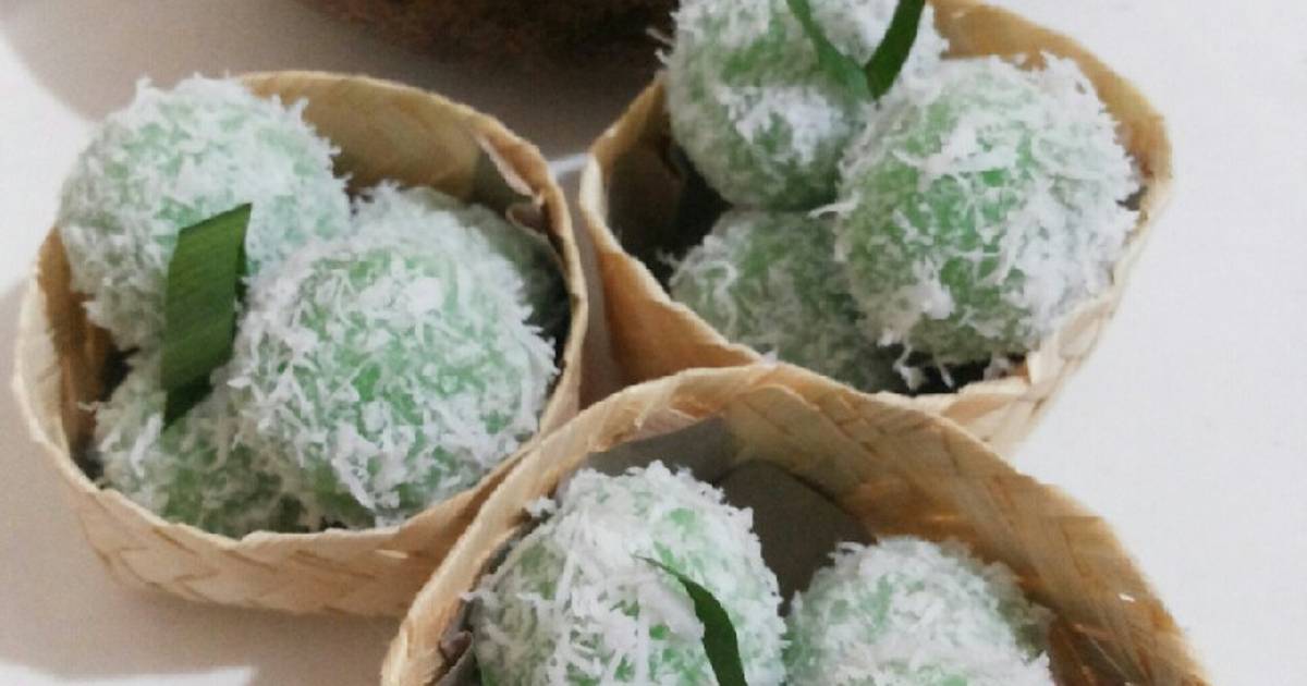 Resep Klepon Isi Gula Merah Lumer Oleh Yunitha Ummu Sayyidati Cookpad