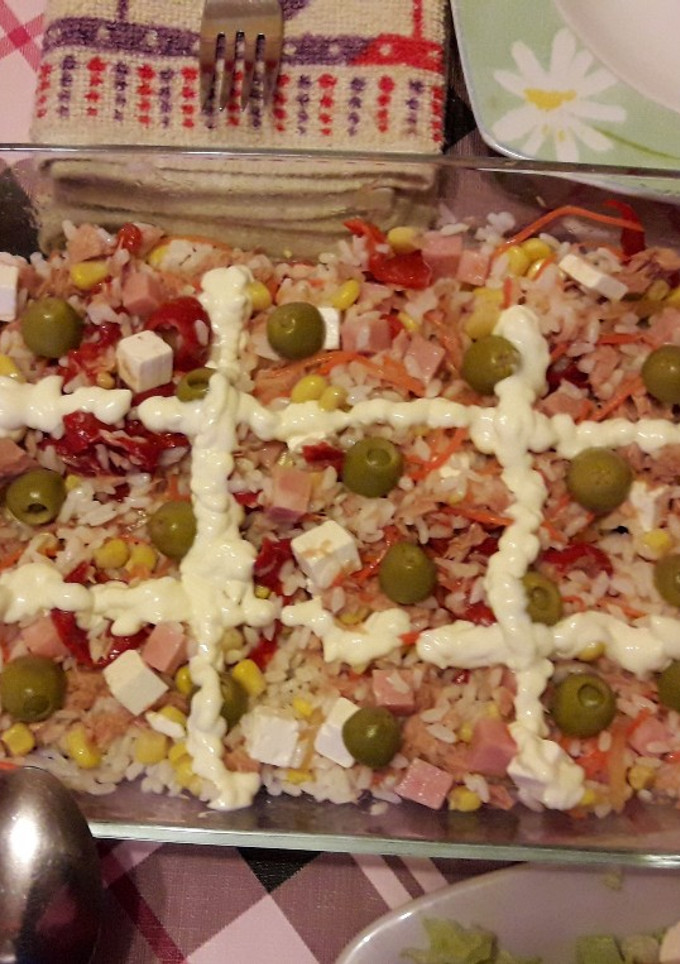 Una foto de Ensalada de arroz