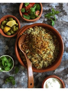 صورة لوصفة مجدره البرغل