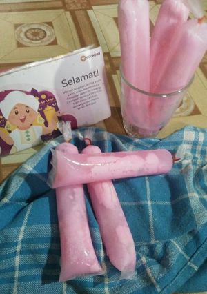 Foto resep Es lilin santan+bengkuang