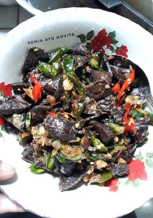 Foto resep Paru Cabe Hijau