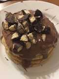 Tortitas con chocolate y filipinos
