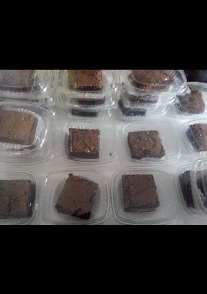 Una foto de Brownies melcochudos