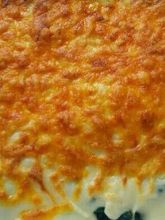 Una foto de Espinacas con bechamel