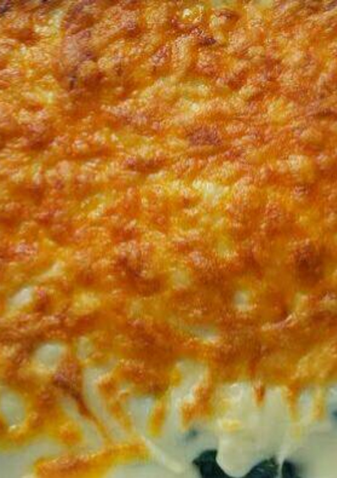 Una foto de Espinacas con bechamel
