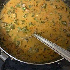 A picture of Ladies Finger Curry.