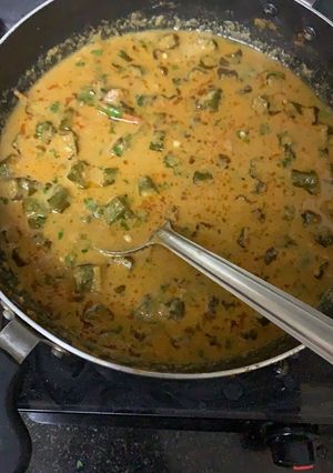 A picture of Ladies Finger Curry.
