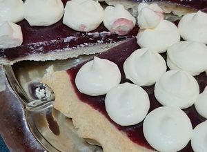 Una foto de Tarta de uva chinche