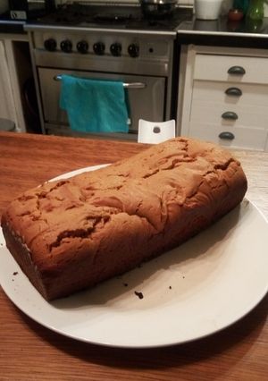 Una foto de Budín de #DulceDeLeche facilísimo