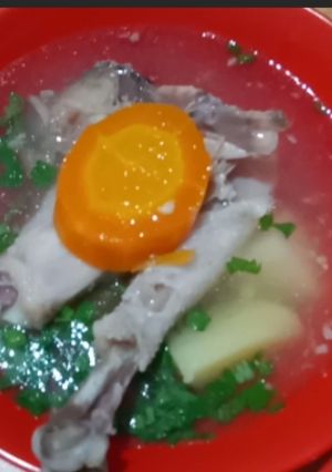 Foto resep Soup Ayam Kampung Rumahan