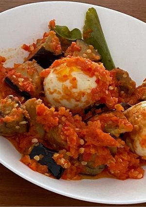 Foto resep Balado Telor Terong