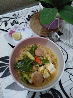 Foto resep Ramen Tofu dan Sosis